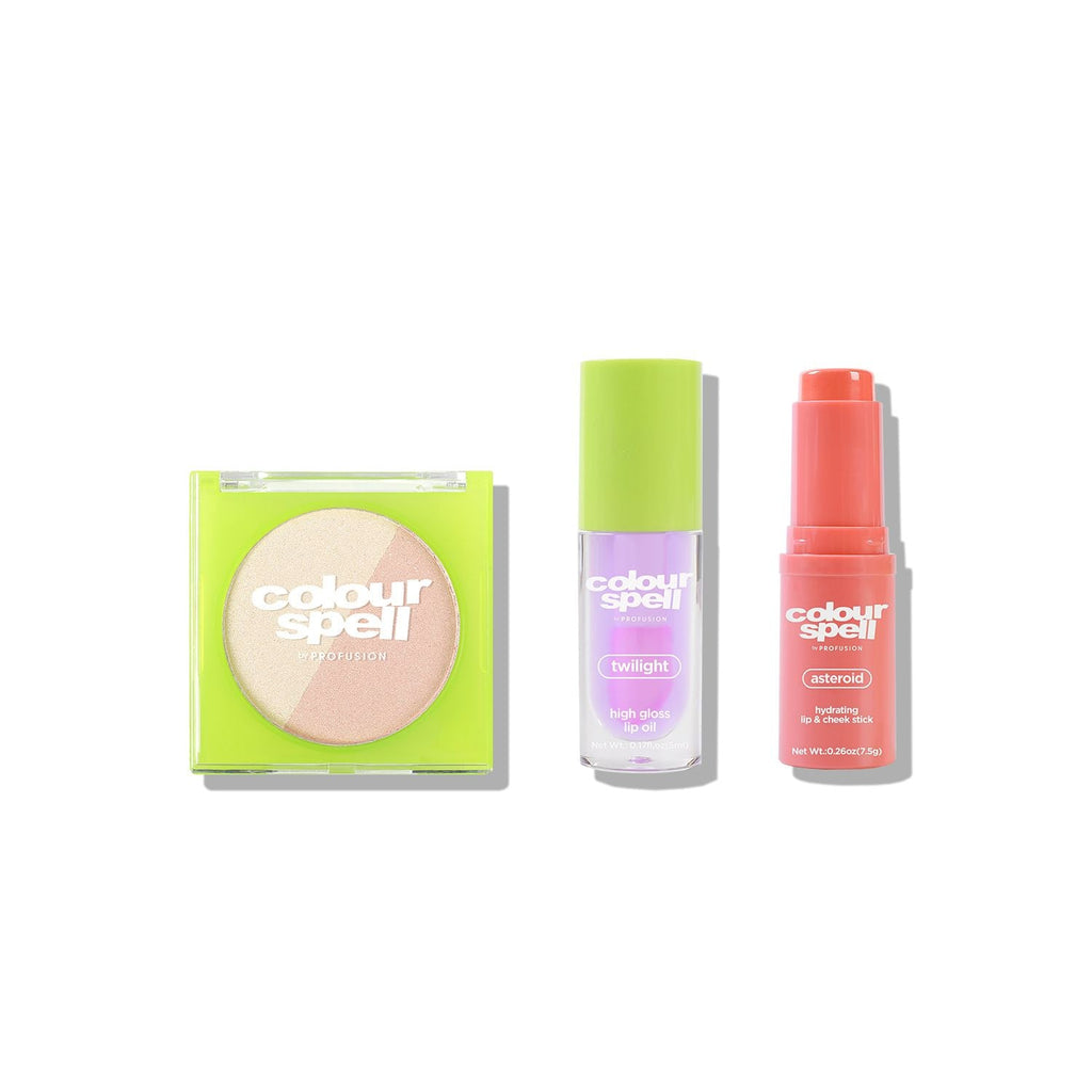 Serving Glow Collection- Highlight, Blush & Lip Oil