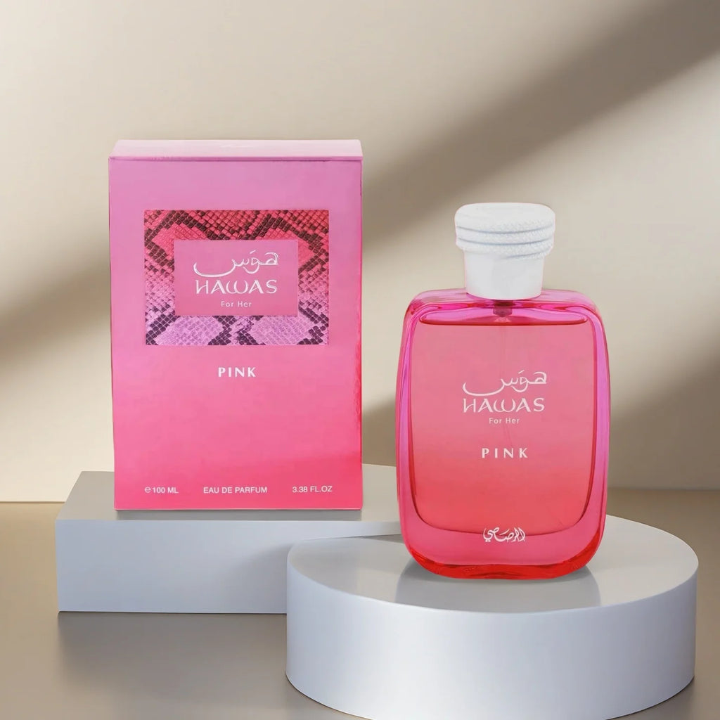 Rasasi Hawas Pink For Her Women's Perfume 100ml Long Lasting Scent for Daily Wear