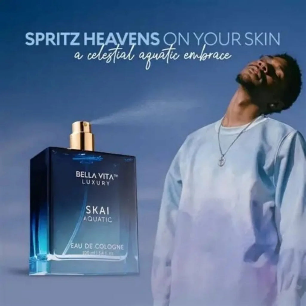 Bella Vita Luxury Skai Aquatic Men's Cologne 3.4oz(100mL)