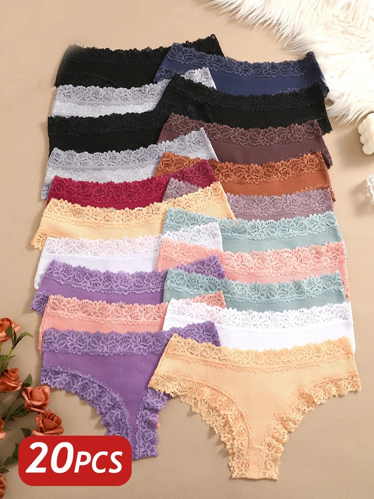 20-Piece Cotton Underwear