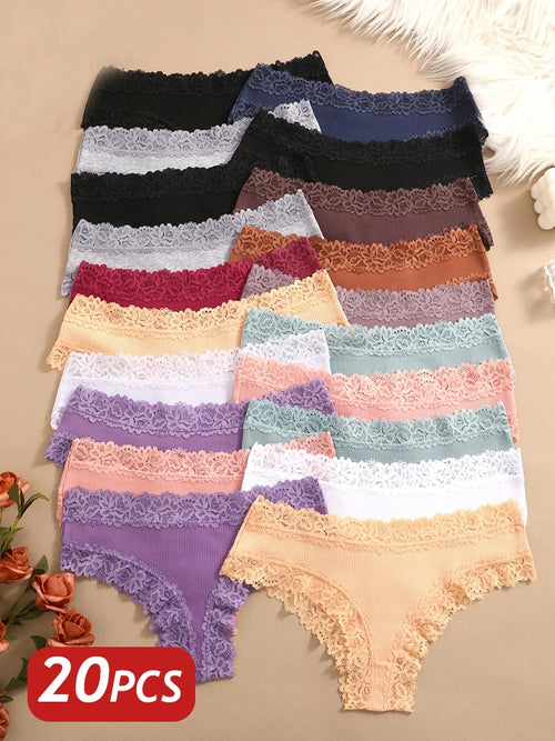 20-Piece Cotton Underwear