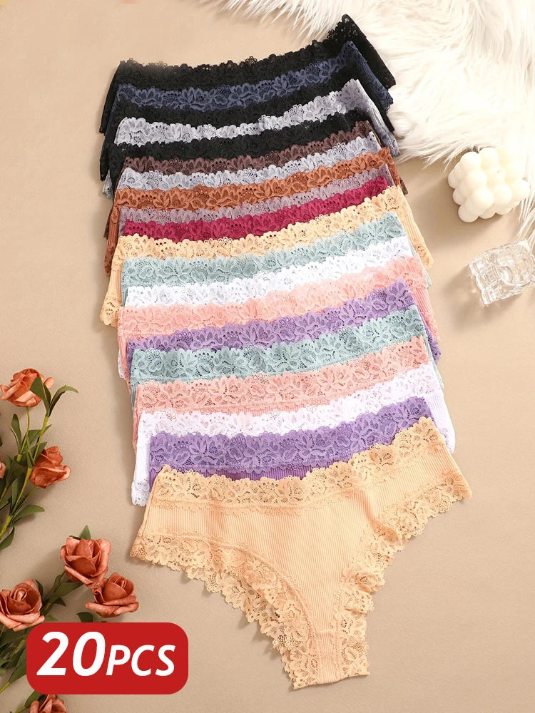 20-Piece Cotton Underwear