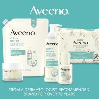 Aveeno Calm + Restore Redness Relief Moisturizing Cream 1.7 oz - Imperfect Box