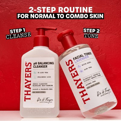Thayers Remedies Witch Hazel Alcohol Free Lavender Facial Toner 12 fl oz - New