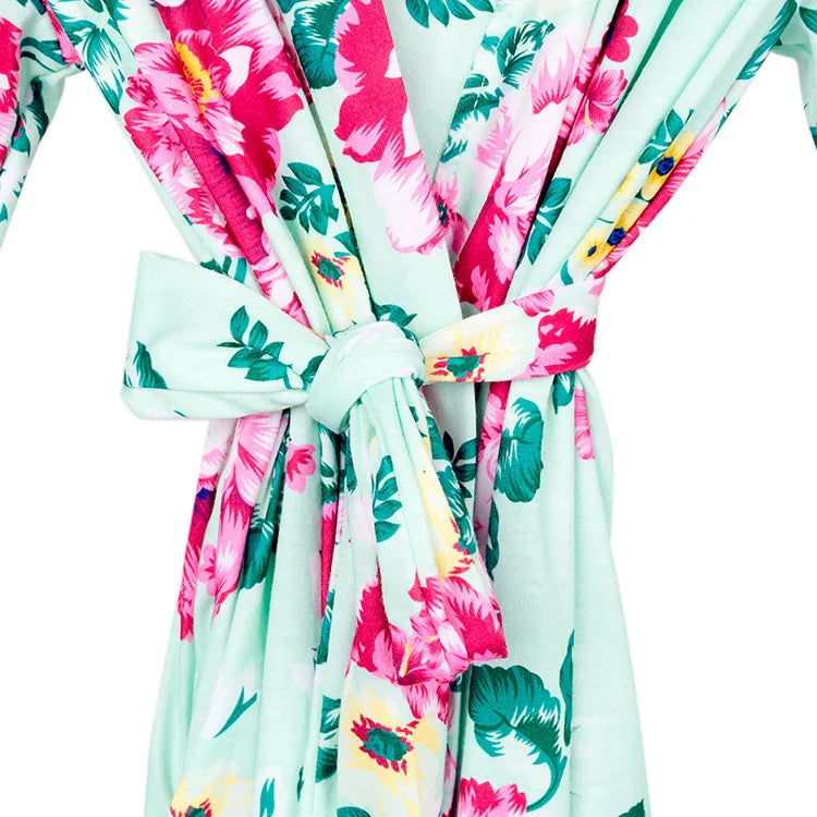 Maternity Robe & Matching Swaddle Set