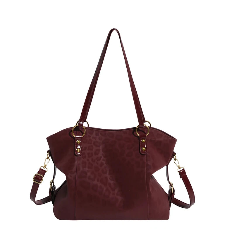 Leopard Leather Handbag