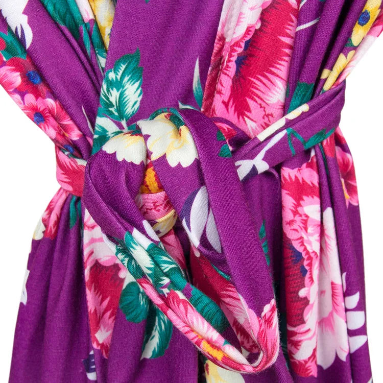 Maternity Robe & Matching Swaddle Set