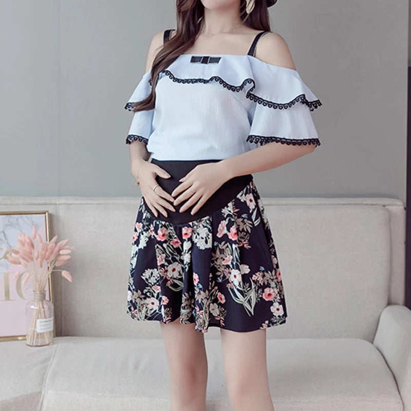 Low Waist Maternity Shorts