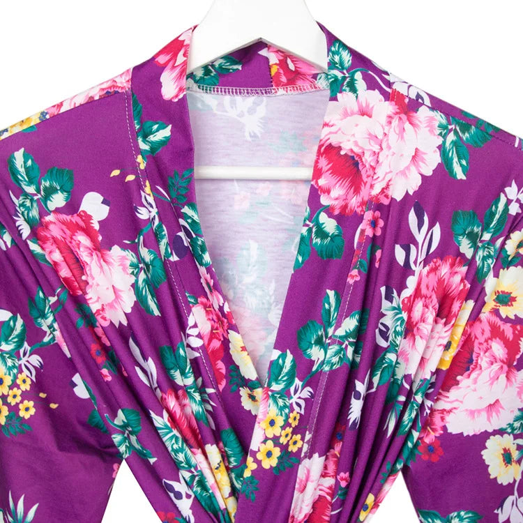 Maternity Robe & Matching Swaddle Set