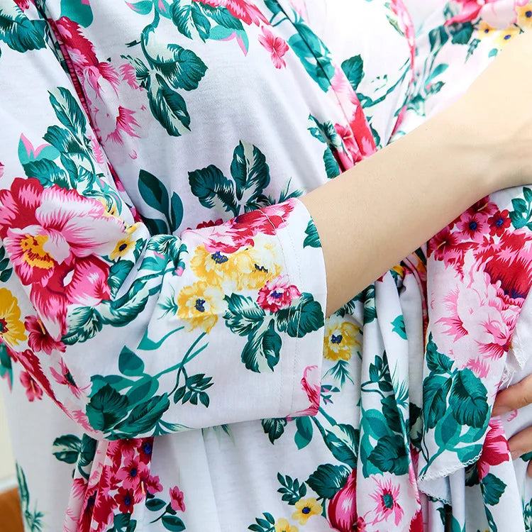Maternity Robe & Matching Swaddle Set