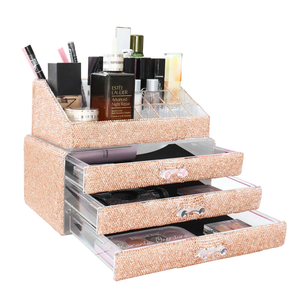 Rhinestone Cosmetic Organizer