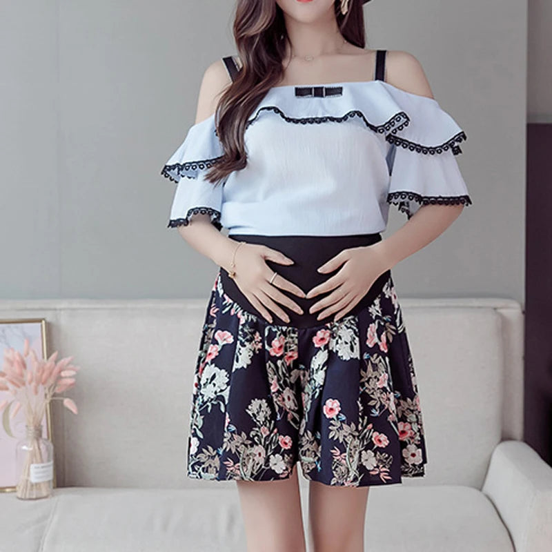 Low Waist Maternity Shorts