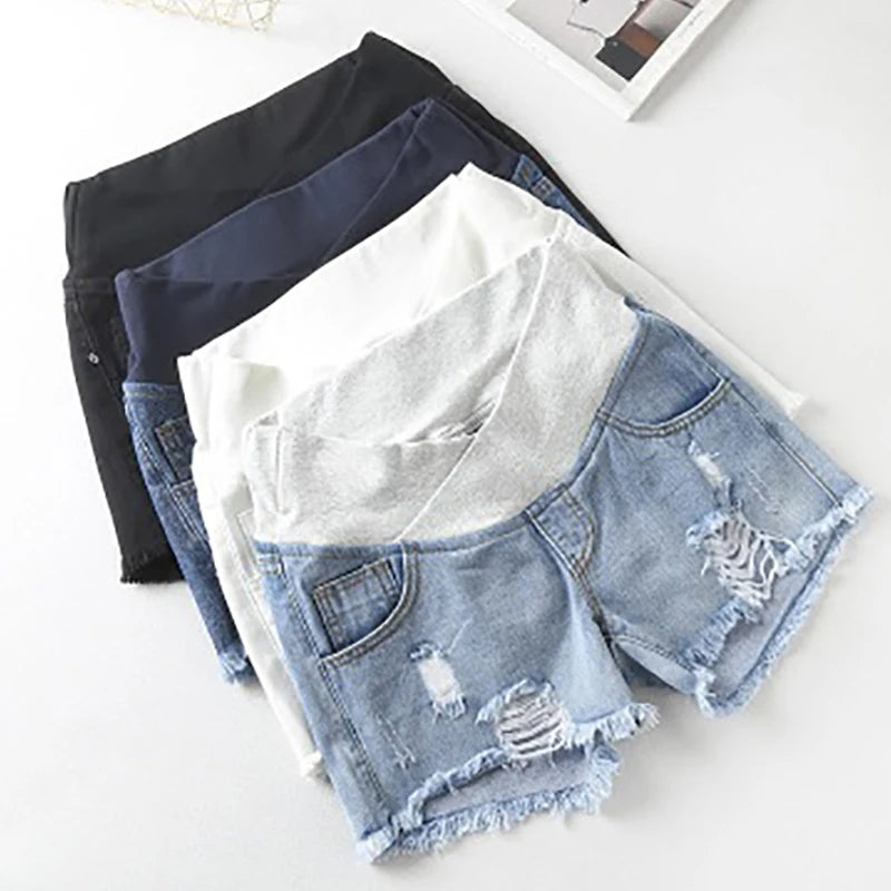 Low Waist Maternity Shorts