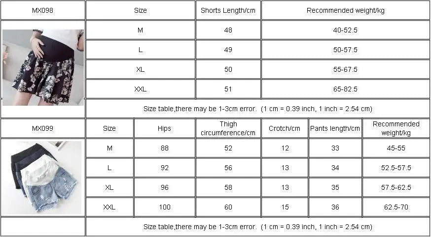 Low Waist Maternity Shorts