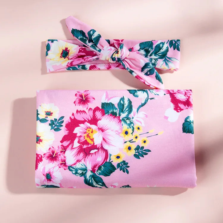 Maternity Robe & Matching Swaddle Set