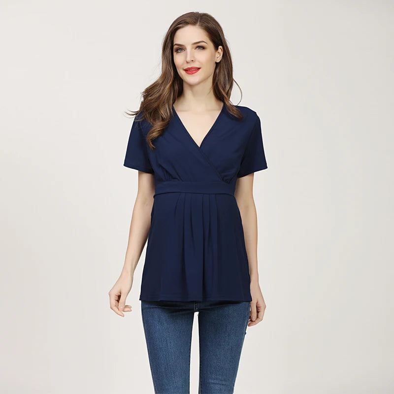 Maternity/Nursing V-Neck Top