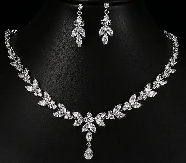 Cubic Zirconia 3Pcs Jewelry Set