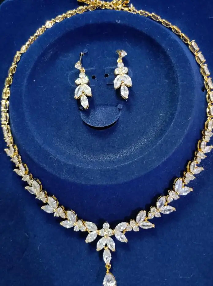 Cubic Zirconia 3Pcs Jewelry Set