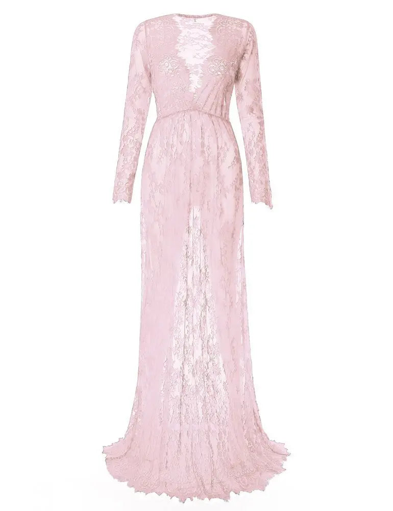 Maternity Lace Photo Gown