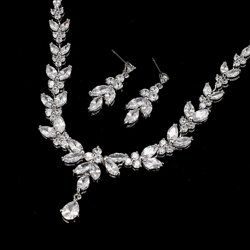 Cubic Zirconia 3Pcs Jewelry Set