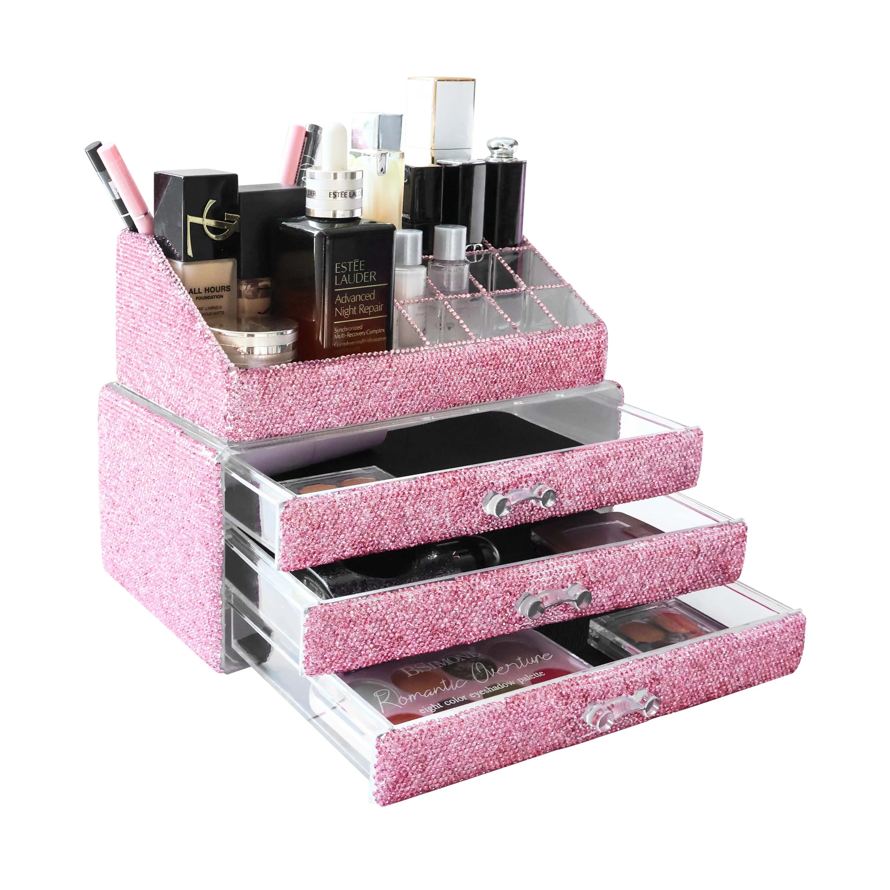 Rhinestone Cosmetic Organizer