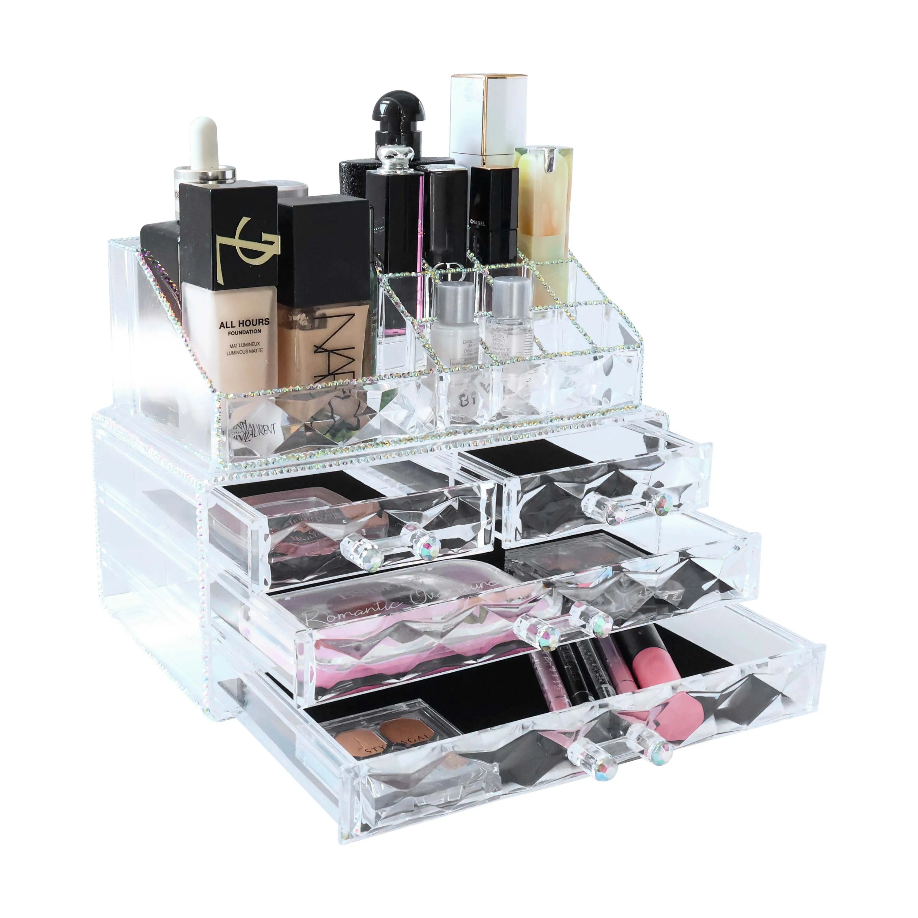 Rhinestone Cosmetic Organizer