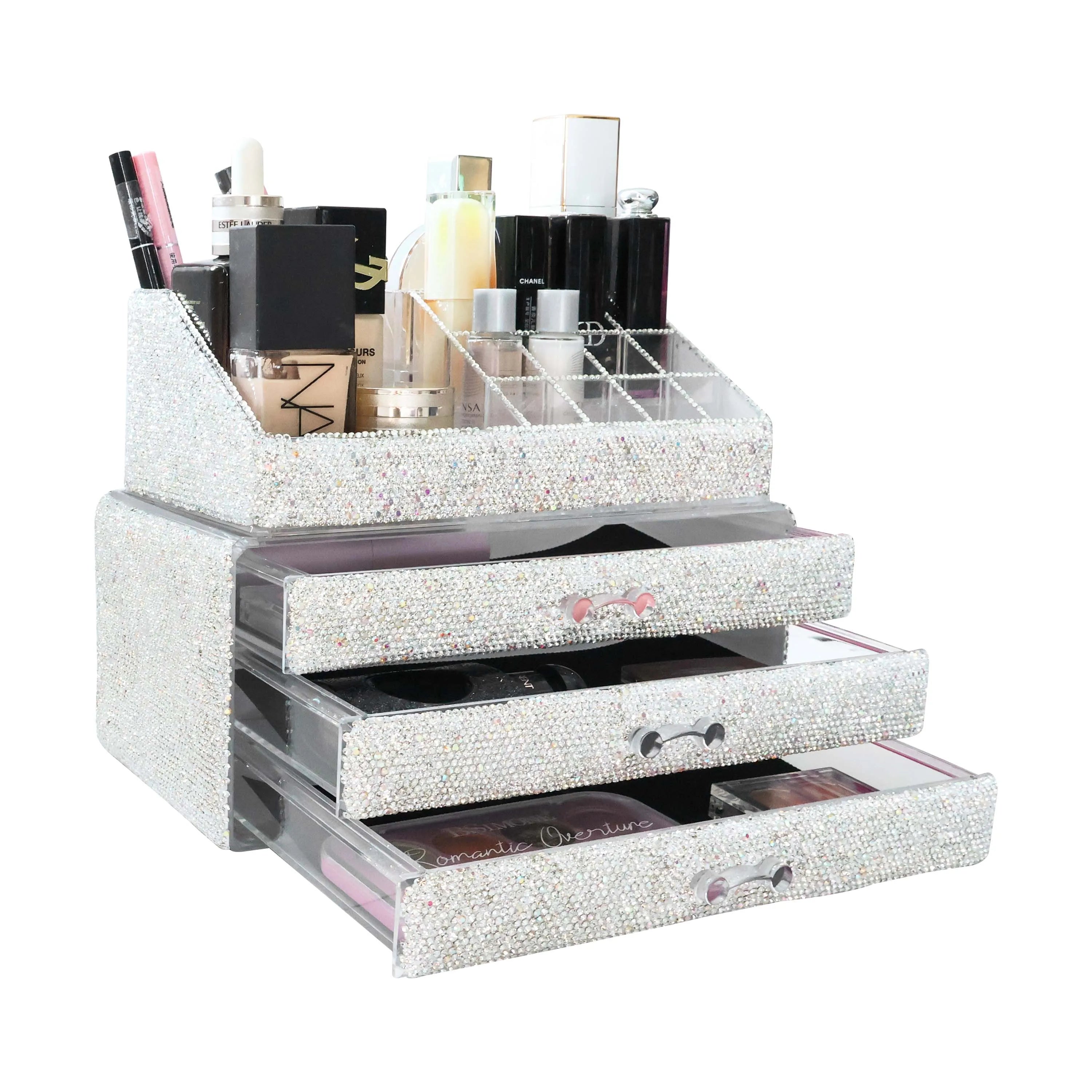 Rhinestone Cosmetic Organizer