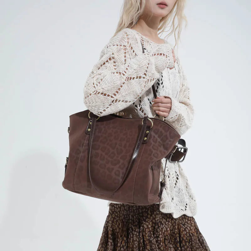 Leopard Leather Handbag