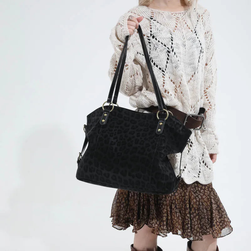 Leopard Leather Handbag
