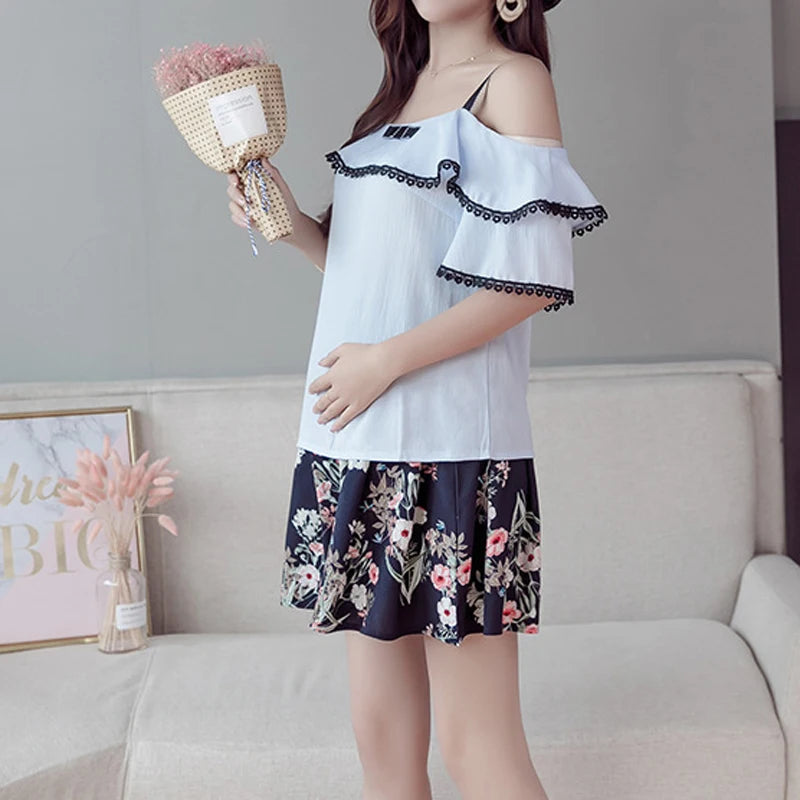 Low Waist Maternity Shorts
