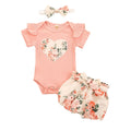 Baby Girl Floral Set-With Headband