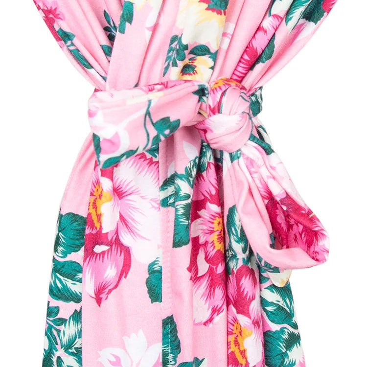 Maternity Robe & Matching Swaddle Set