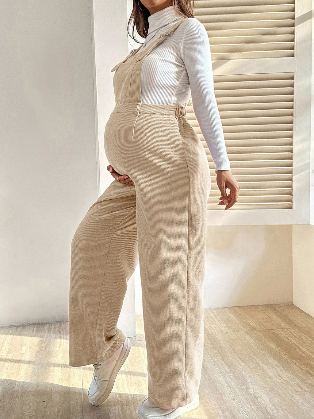 Maternity Corduroy Overalls