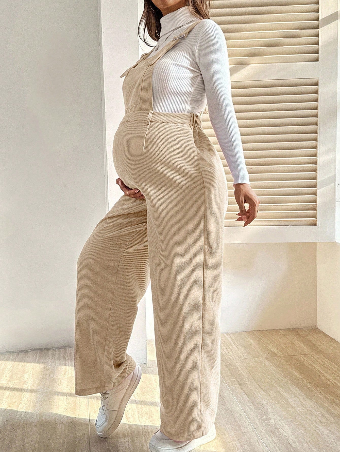 Maternity Corduroy Overalls
