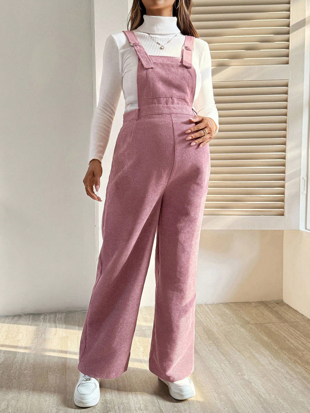 Maternity Corduroy Overalls
