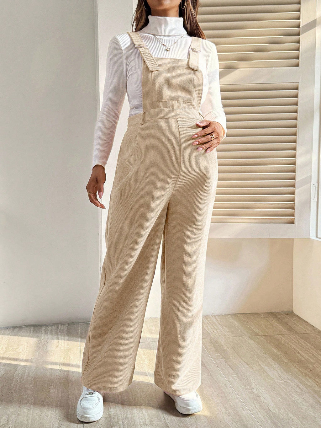 Maternity Corduroy Overalls