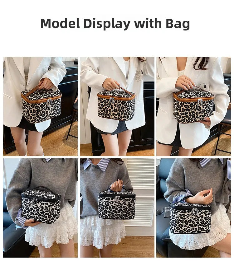 Leopard Cosmetic Bag
