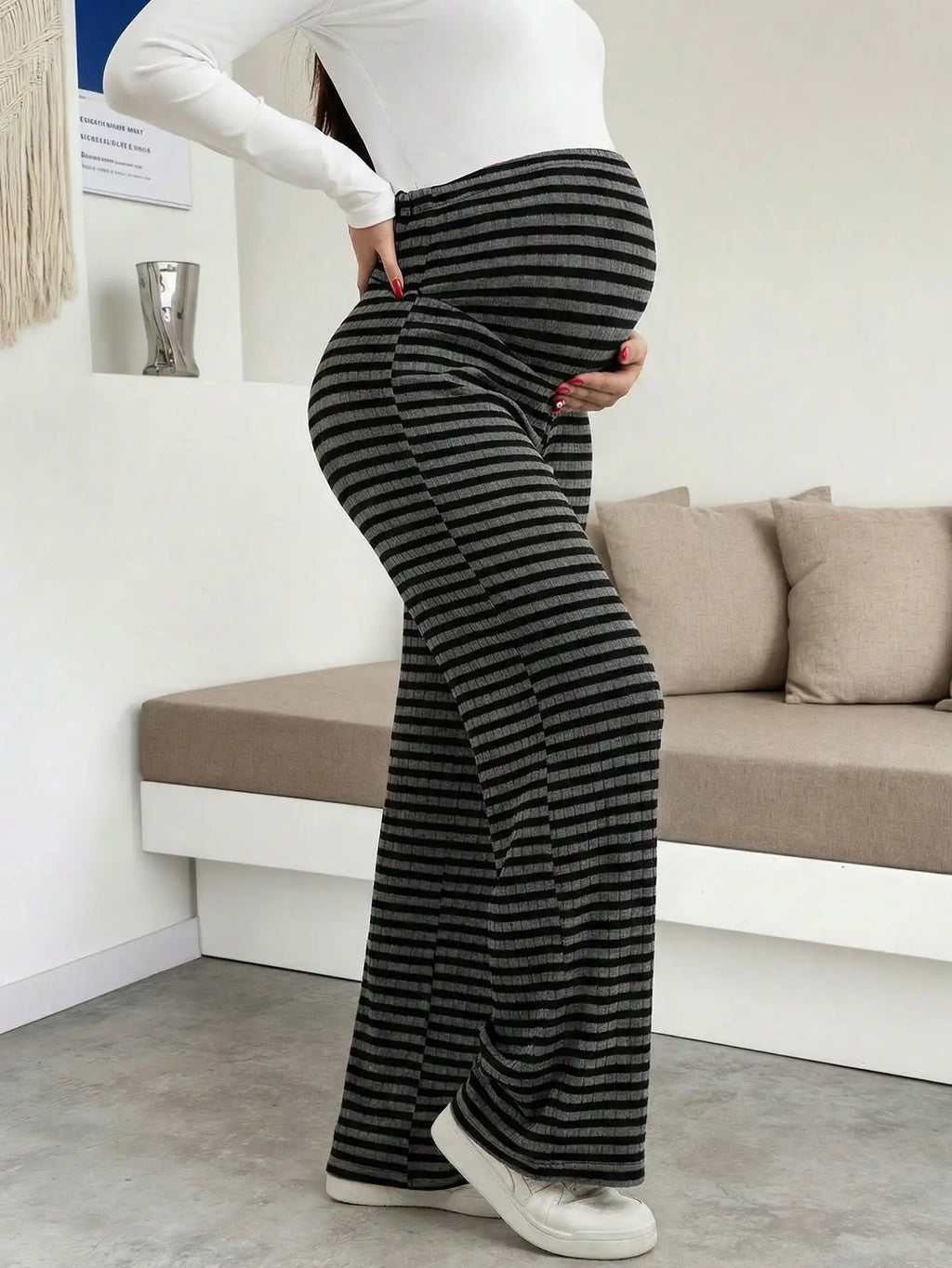 Maternity Ribbed Lounge Pants
