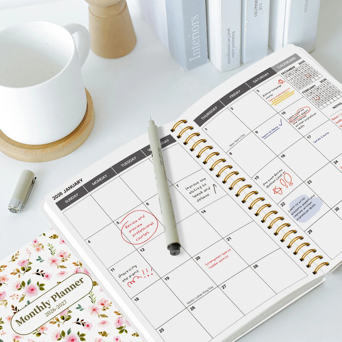 Jan 2026 to Dec 2027 A5 Planner