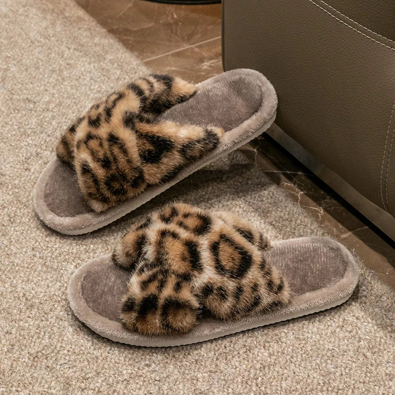 Leopard Slippers