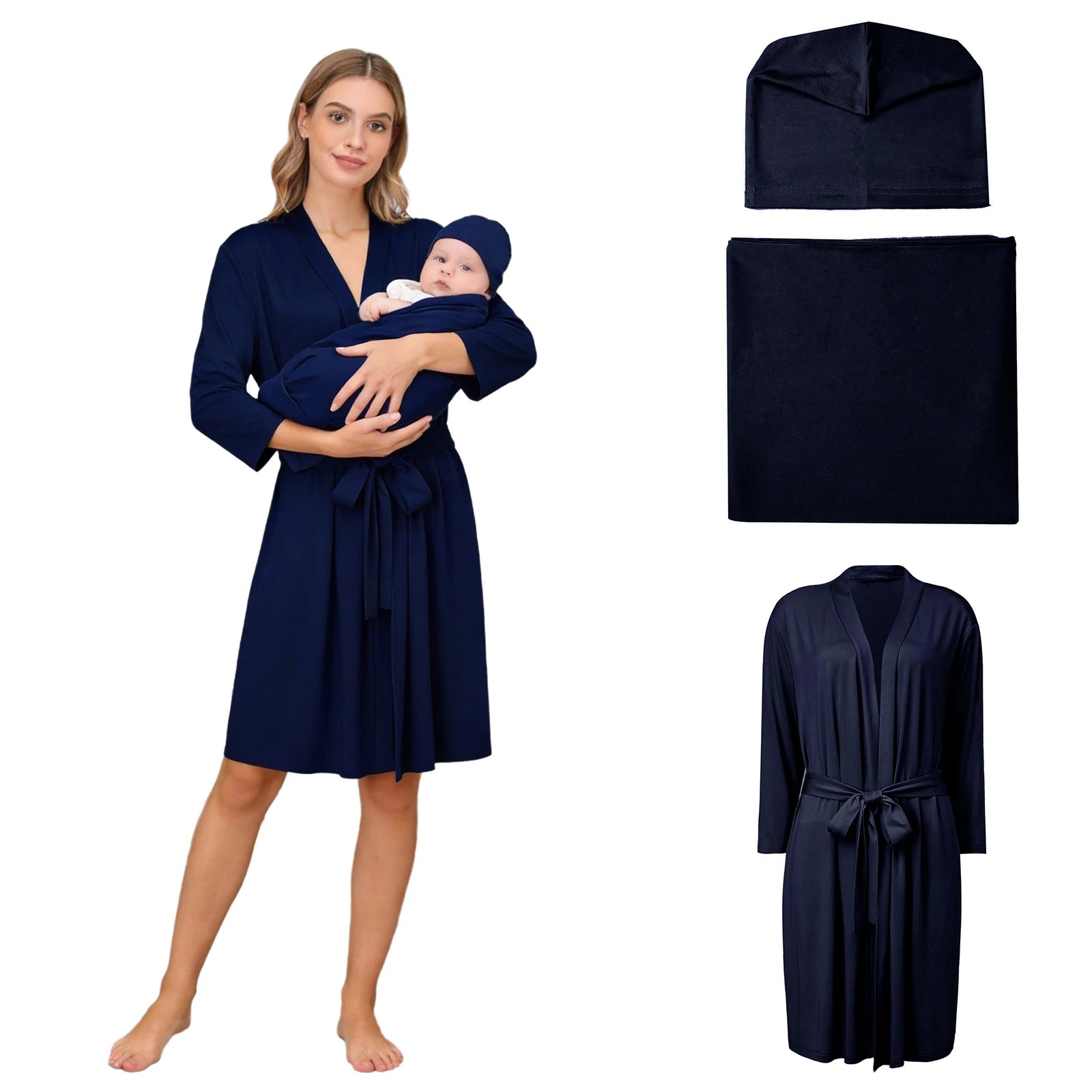 Delivery Robe & Swaddle Set