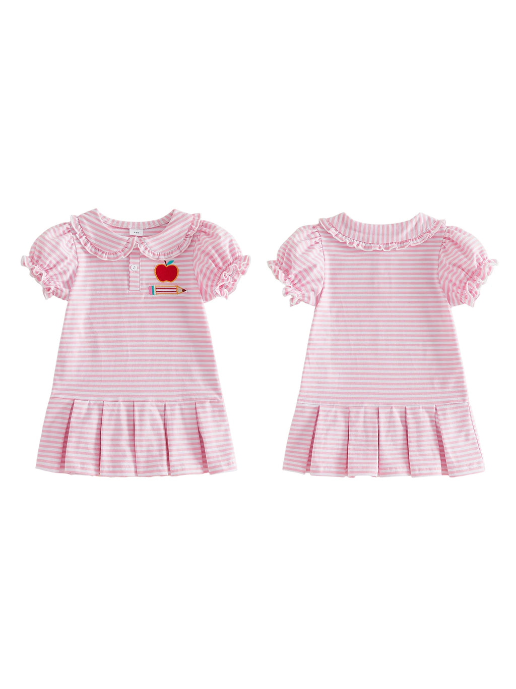 Pleated Apple Dress