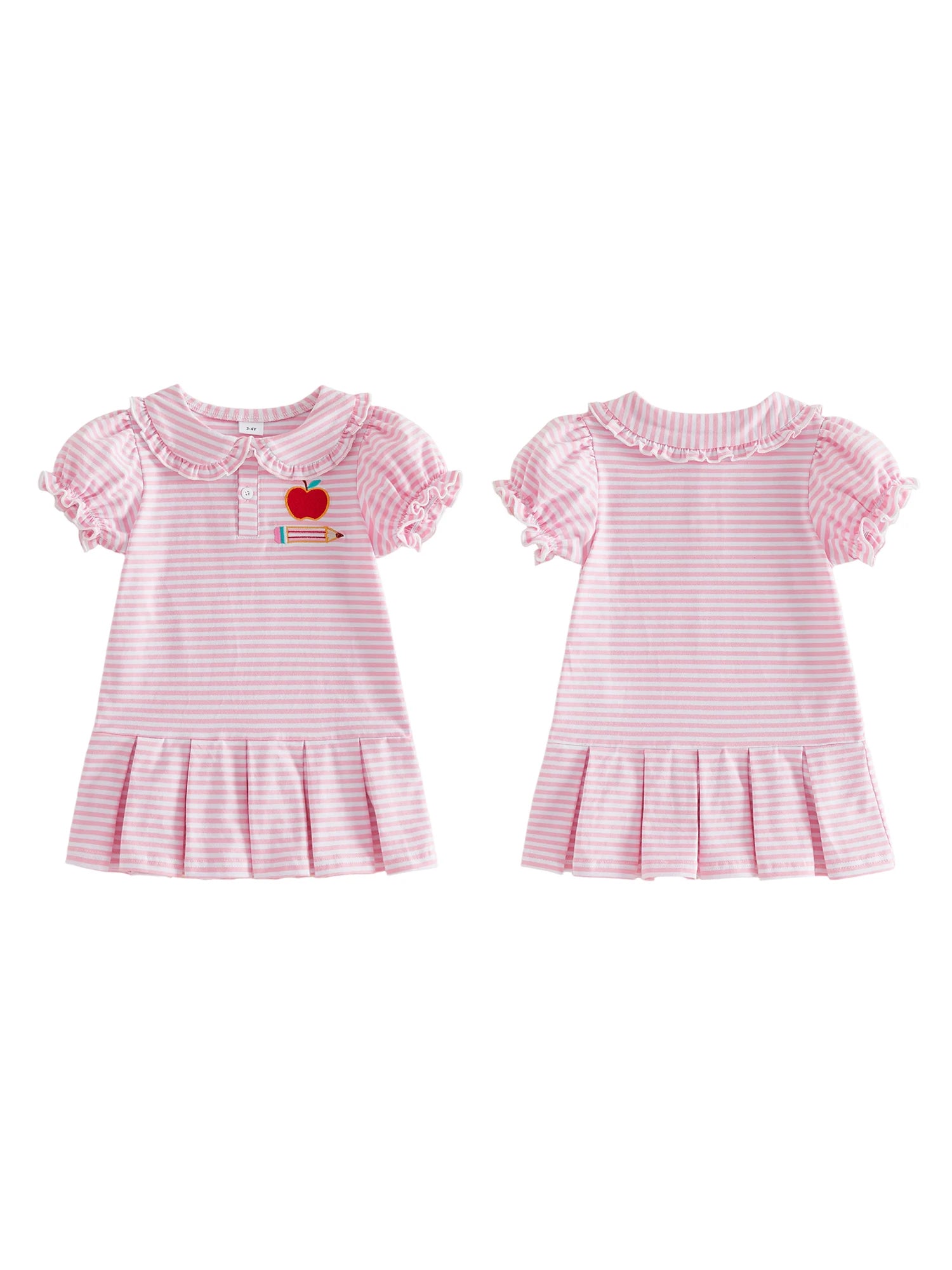 Pleated Apple Dress
