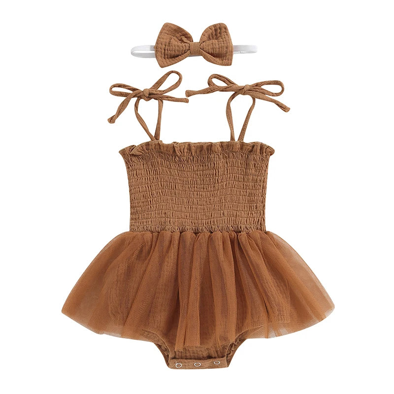 Tut Romper with Headband
