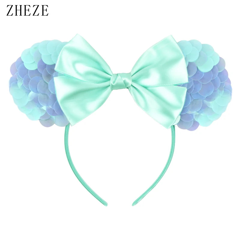 Sparkly Sequin Mouse Ears Headband