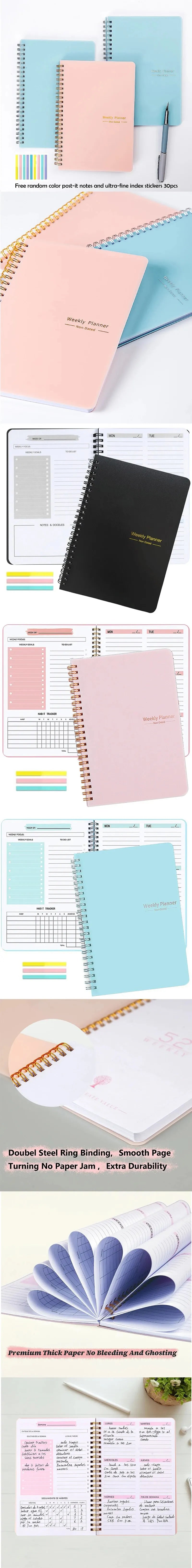 Undated A5 Weekly Planner