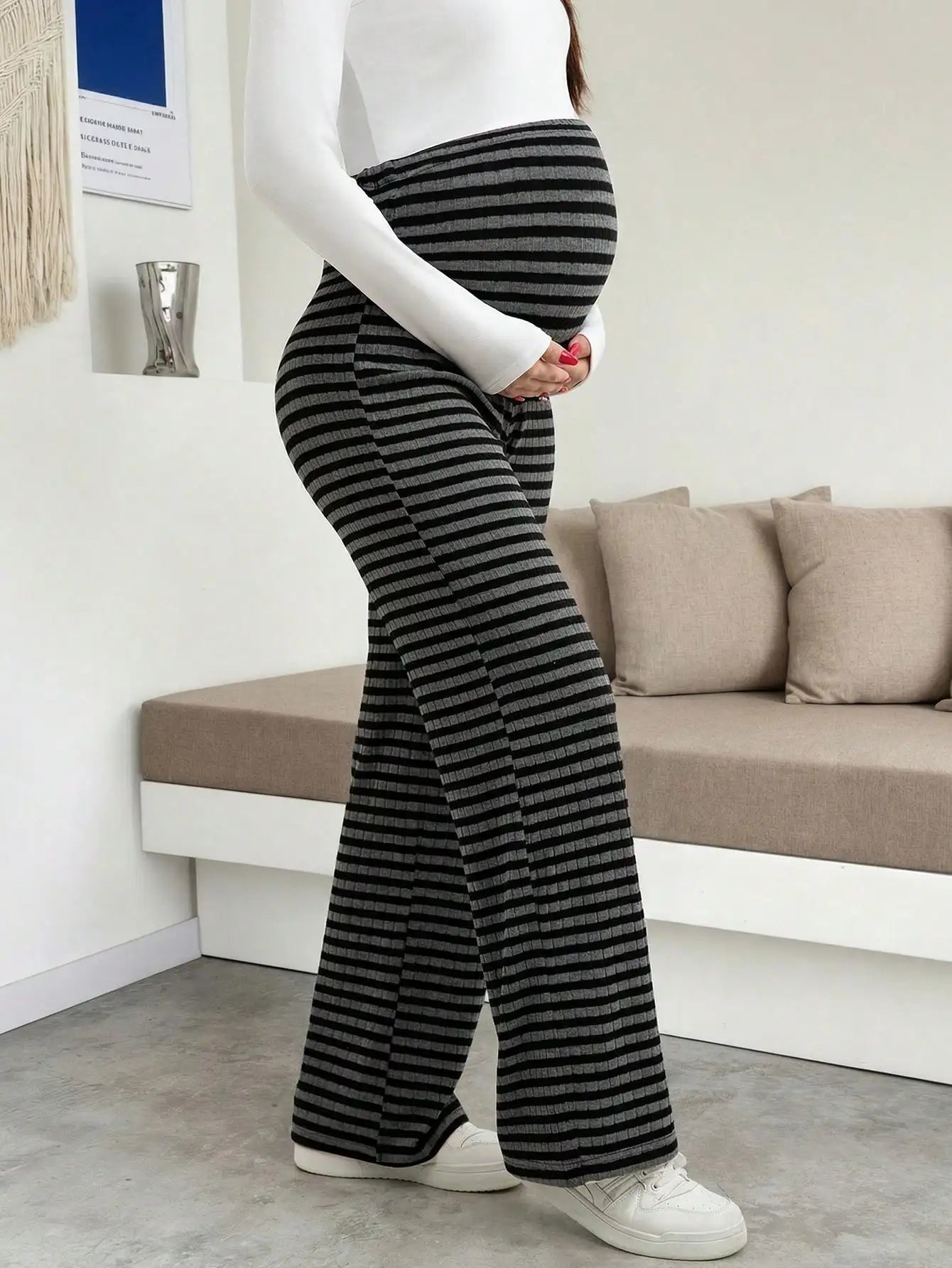Maternity Ribbed Lounge Pants