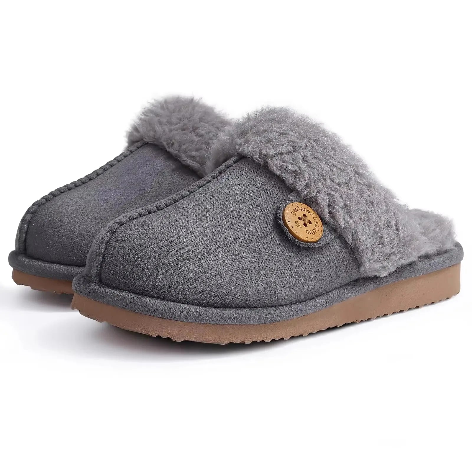 House Slippers with Fur