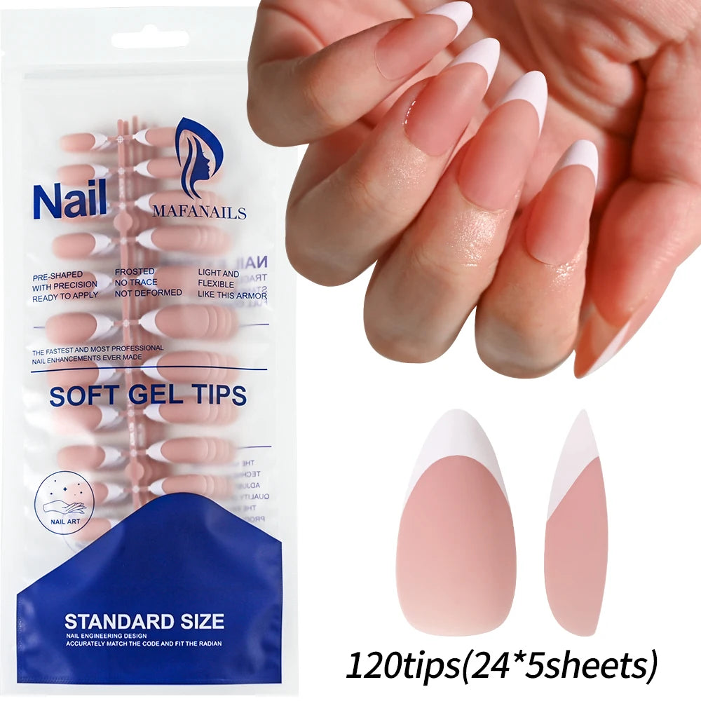 French Tip False Nails(120Pcs/240Pcs)