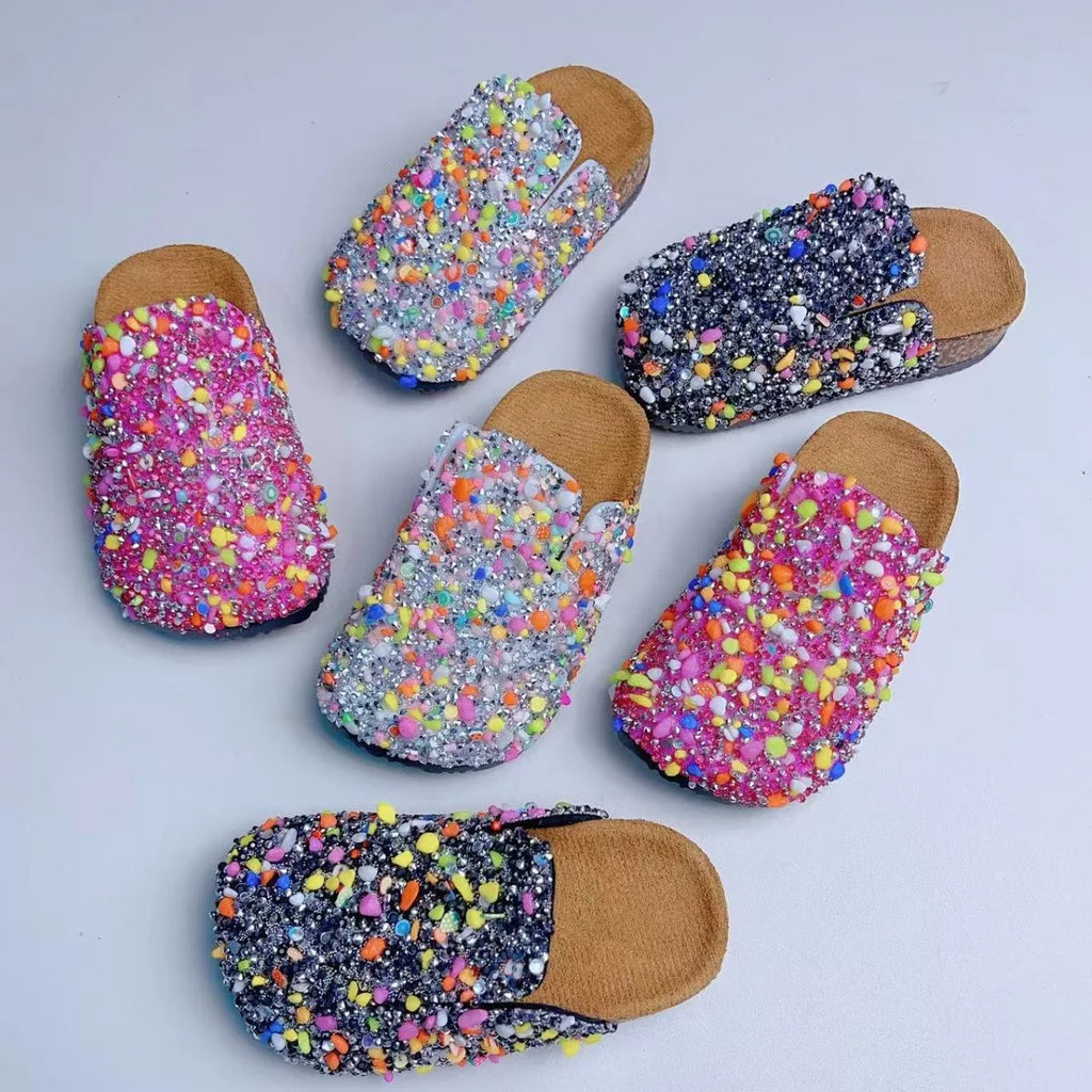 Children's Glitter Loafers